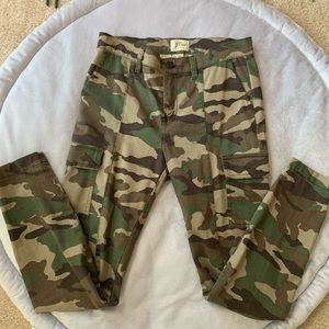 J. Crew Women’s Straight-Leg Crop Pant in Camo.